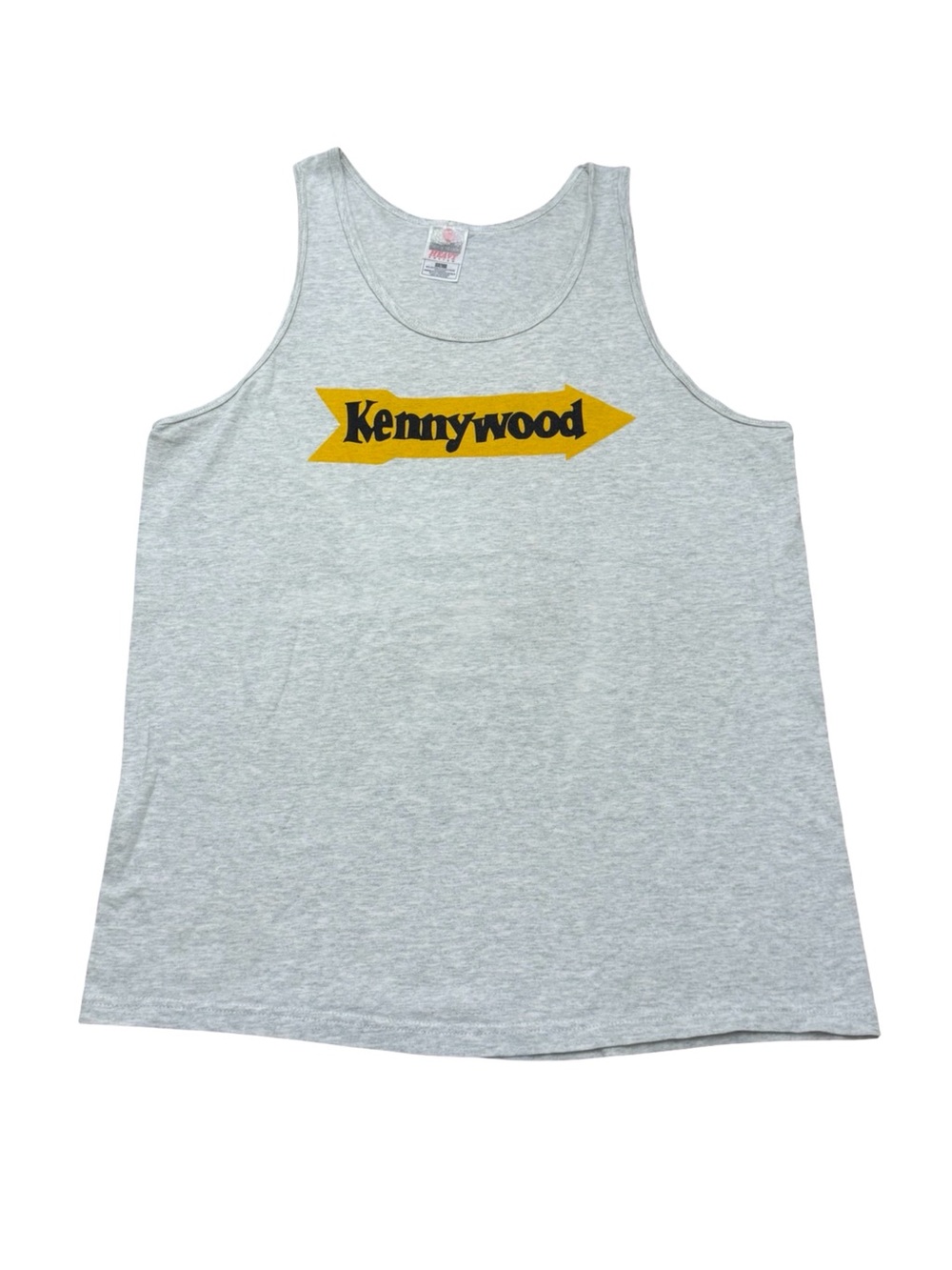 Vintage Y2K Kennywood Amusement Park Tank Top Gray USA Made XL